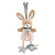 Игрушка-подвеска мягкая Зайчик Bunny Chicco 00009713000000